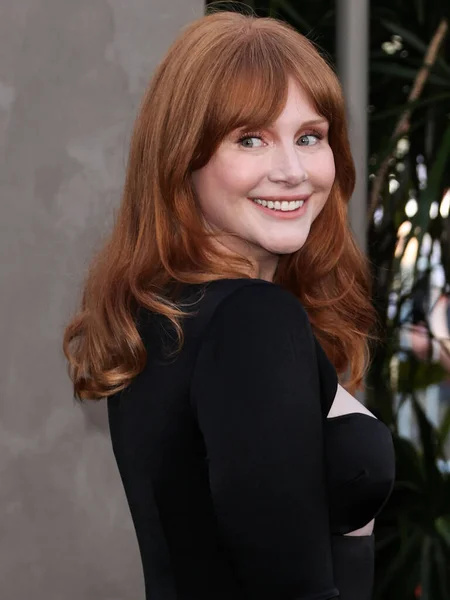 Atriz Americana Bryce Dallas Howard Vestindo Vestido Alex Perry Chega — Fotografia de Stock