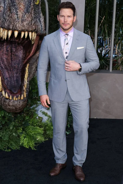Amerikaanse Acteur Chris Pratt Arriveert Los Angeles Premiere Universal Pictures — Stockfoto