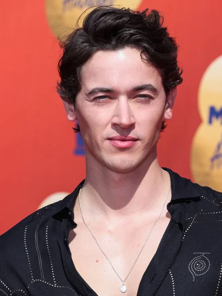 Britse Acteur Tom Blyth Arriveert 2022 Mtv Movie Awards Gehouden — Stockfoto