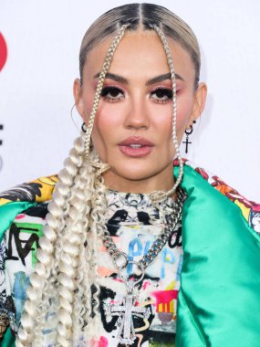 Endonezyalı şarkıcı Agnez Mo, 4 Haziran 2022 'de Carson, Los Angeles, Kaliforniya' da düzenlenen Wango Radyosu 'na katıldı..