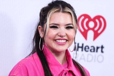 Kanadalı şarkıcı Lauren Spencer Smith, 4 Haziran 2022 'de Carson, Los Angeles, Kaliforniya' da düzenlenen Wango Radyosu 'na katıldı.. 