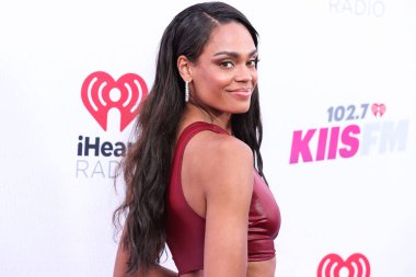 Amerikalı televizyon karakteri Michelle Young, 4 Haziran 2022 'de Carson, Los Angeles, Kaliforniya' da düzenlenen Wango Radyosu 'na katılıyor..