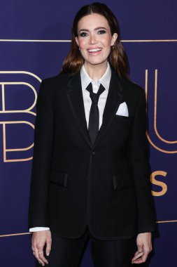 Amerikalı şarkıcı / aktris Mandy Moore, 25 Mayıs 2022 'de NBCUniversal' in FYC Kapanış Gecesi Müzik Etkinliği 'ne Hollywood, Los Angeles, Kaliforniya, ABD' deki NBCU FYC House 'a geldi.. 