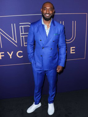 İngiliz-Kanadalı aktör Adrian Holmes, NBCUniversal 'in' Bel-Air 'adlı etkinliği için 24 Mayıs 2022' de Hollywood, Los Angeles, Kaliforniya, ABD 'deki NBCU FYC House' a geldi..