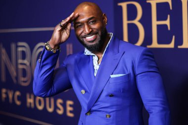 İngiliz-Kanadalı aktör Adrian Holmes, NBCUniversal 'in' Bel-Air 'adlı etkinliği için 24 Mayıs 2022' de Hollywood, Los Angeles, Kaliforniya, ABD 'deki NBCU FYC House' a geldi.. 