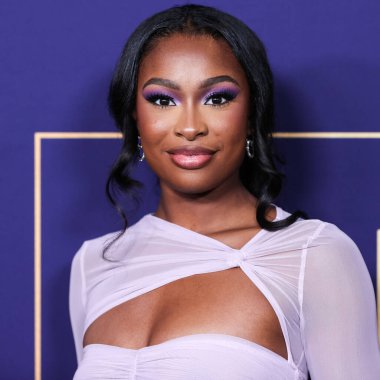 American singer/actress Coco Jones arrives at NBCUniversal's FYC Event For 'Bel-Air' held at the NBCU FYC House on May 24, 2022 in Hollywood, Los Angeles, California, United States.