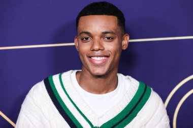 Amerikalı aktör Jabari Banks, NBCUniversal 'in' Bel-Air 'adlı etkinliğine 24 Mayıs 2022' de Hollywood, Los Angeles, Kaliforniya, ABD 'deki NBCU FYC House' a geldi..