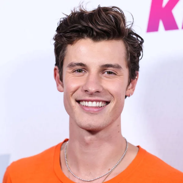 Shawn Mendes Kanadai Énekes Dalszerző Részt Vesz 2022 Iheartradio Wango — Stock Fotó