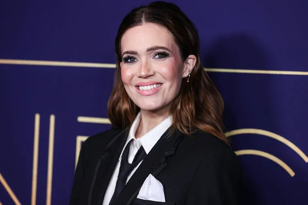 American Singer Actress Mandy Moore Arrives Nbcuniversal Fyc House Closing — Stock Photo, Image