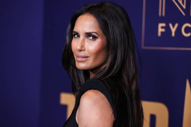 Hint-Amerikan yazar Padma Lakshmi, 21 Mayıs 2022 'de Hollywood, Los Angeles, Kaliforniya, ABD' deki NBCU FYC binasında düzenlenen NBCUniversal 'in' Top Chef 'etkinliğine geldi..