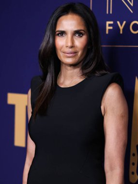 Hint-Amerikan yazar Padma Lakshmi, 21 Mayıs 2022 'de Hollywood, Los Angeles, Kaliforniya, ABD' deki NBCU FYC binasında düzenlenen NBCUniversal 'in' Top Chef 'etkinliğine geldi..