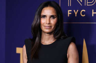 Hint-Amerikan yazar Padma Lakshmi, 21 Mayıs 2022 'de Hollywood, Los Angeles, Kaliforniya, ABD' deki NBCU FYC binasında düzenlenen NBCUniversal 'in' Top Chef 'etkinliğine geldi..