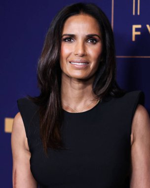Hint-Amerikan yazar Padma Lakshmi, 21 Mayıs 2022 'de Hollywood, Los Angeles, Kaliforniya, ABD' deki NBCU FYC binasında düzenlenen NBCUniversal 'in' Top Chef 'etkinliğine geldi..