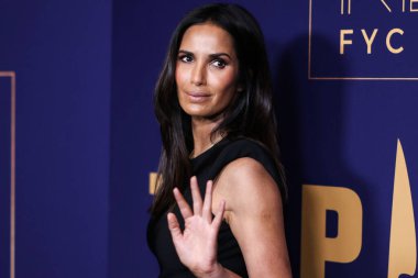 Hint-Amerikan yazar Padma Lakshmi, 21 Mayıs 2022 'de Hollywood, Los Angeles, Kaliforniya, ABD' deki NBCU FYC binasında düzenlenen NBCUniversal 'in' Top Chef 'etkinliğine geldi..