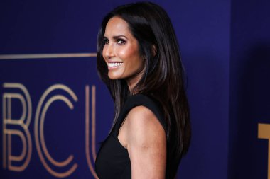 Hint-Amerikan yazar Padma Lakshmi, 21 Mayıs 2022 'de Hollywood, Los Angeles, Kaliforniya, ABD' deki NBCU FYC binasında düzenlenen NBCUniversal 'in' Top Chef 'etkinliğine geldi..