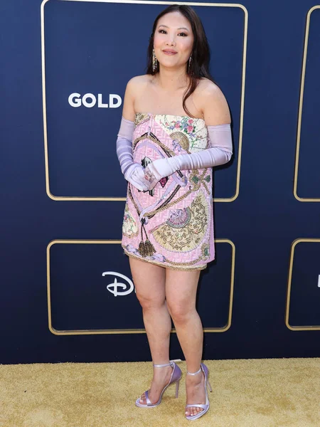 Actriz Estadounidense Ally Maki Llega Gala Inaugural Oro 2022 Gold —  Fotos de Stock