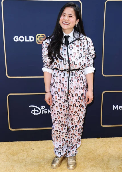 Amerikanska Skådespelerskan Kelly Marie Tran Anländer Till Gold House Inaugural — Stockfoto