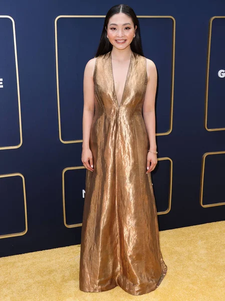 Die Amerikanische Eistänzerin Maia Shibutani Bei Der Gold House Inaugural — Stockfoto