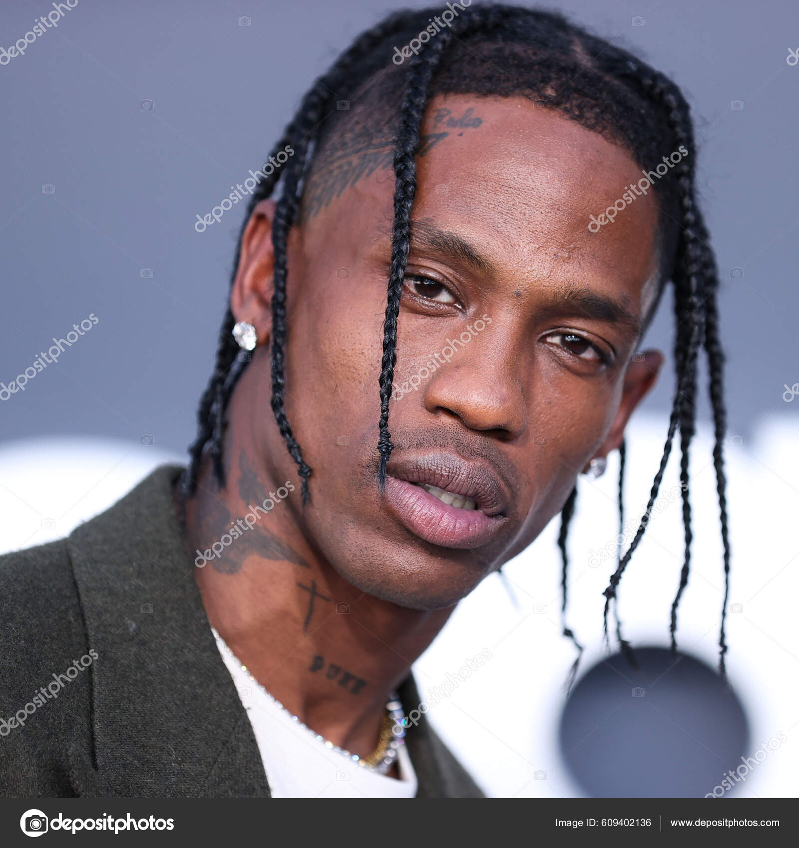 American Rapper Travis Scott Travi Scott Jacques Berman Webster Arrives