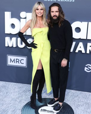 Heidi Klum ve Tom Kaulitz, 15 Mayıs 2022 'de MGM Grand Garden Arena' da düzenlenen 2022 Billboard Müzik Ödülleri 'ne geldiler.. 