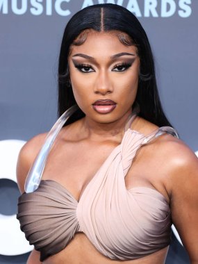 Amerikalı rapçi Megan Thee Stallion (Megan Jovon Ruth Pete), 15 Mayıs 2022 'de MGM Grand Garden Arena' da düzenlenen 2022 Billboard Müzik Ödülleri 'ne geldi..