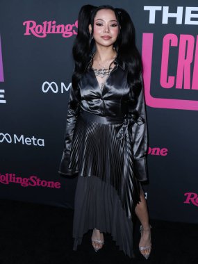 Filipinli-Amerikalı şarkıcı Bella Poarch, 12 Mayıs 2022 'de Beverly Hills, Los Angeles, Kaliforniya, ABD' deki Hearst Estate 'te düzenlenen Rolling Stone ve Meta Açılış Yaratıcıları Sayısı' na geldi.. 