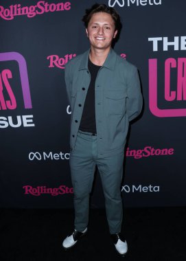 Connor Wood, 12 Mayıs 2022 'de Beverly Hills, Los Angeles, Kaliforniya, ABD' deki Hearst Estate 'te düzenlenen Rolling Stone ve Meta Açılış Yaratıcıları Sayısı Kutlaması' na geliyor.. 