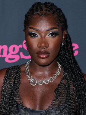 Müzikal sanatçısı Doechii (Jaylah Hickmon), 12 Mayıs 2022 'de Beverly Hills, Los Angeles, Kaliforniya, ABD' deki Hearst Estate 'te düzenlenen Rolling Stone ve Meta Açılış Töreni Yaratıcıları Sayısı' na geldi.. 