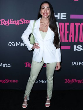 Müzikal sanatçısı Tara Electra, 12 Mayıs 2022 'de Beverly Hills, Los Angeles, Kaliforniya, ABD' deki Hearst Estate 'te düzenlenen Rolling Stone ve Meta Açılış Yaratıcıları Sayısı Kutlaması' na geldi..