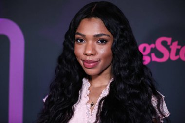 Amerikalı aktris Teala Dunn, 12 Mayıs 2022 'de Beverly Hills, Los Angeles, Kaliforniya, ABD' deki Hearst Estate 'te düzenlenen Rolling Stone ve Meta Açılış Yaratıcıları Sayısı Kutlaması' na geldi.. 