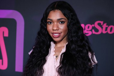 Amerikalı aktris Teala Dunn, 12 Mayıs 2022 'de Beverly Hills, Los Angeles, Kaliforniya, ABD' deki Hearst Estate 'te düzenlenen Rolling Stone ve Meta Açılış Yaratıcıları Sayısı Kutlaması' na geldi.. 