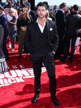 Amerikalı aktör Jake Picking, Paramount Pictures 'ın Top Gun: Maverick filminin dünya prömiyerine 4 Mayıs 2022' de ABD 'nin Kaliforniya eyaletinin San Diego kentindeki USS Midway Müzesi' nde geldi.