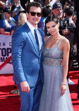 Amerikalı aktör Miles Teller ve eşi / aktris Keleigh Sperry, Paramount Pictures 'ın 