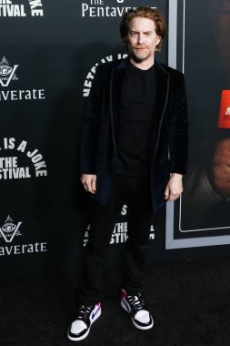 Amerikalı aktör Seth Green, 4 Mayıs 2022 'de Hollywood, Los Angeles, Kaliforniya, ABD' deki Liaison Restaurant + Lounge 'da düzenlenen Netflix' in 'Pentaverate' adlı partisine geldi.. 
