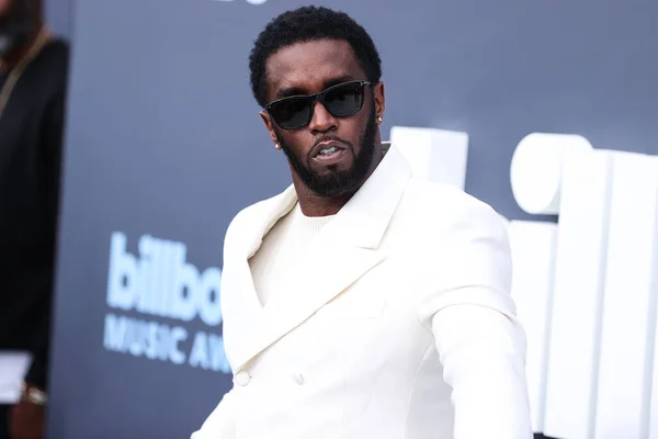 American Rapper Diddy Sean Combs Arrives 2022 Billboard Music Awards — Stock Photo, Image