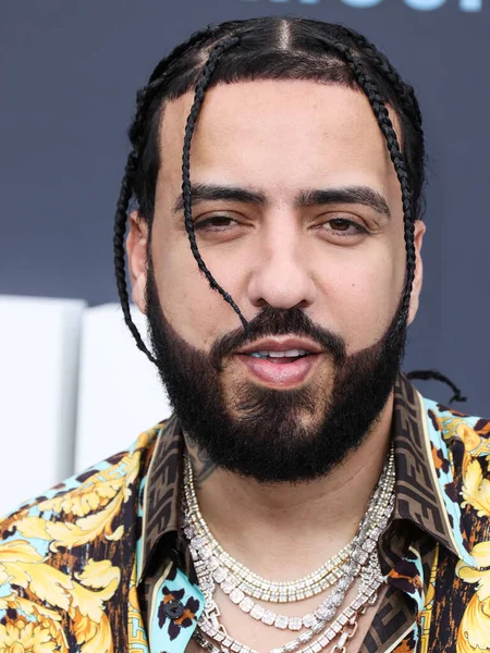 French Montana Karim Kharbouch Приходить 2022 Billboard Music Awards Відбулася — стокове фото