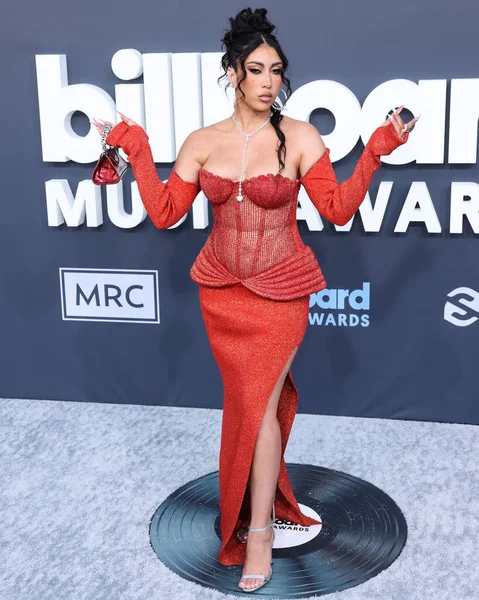 Kali Uchis Arrives 2022 Billboard Music Awards Held Mgm Grand — Stock Photo, Image