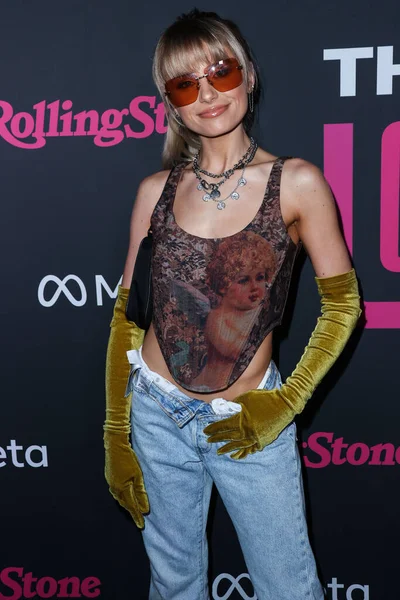 Personalidade Televisiva Americana Demi Burnett Chega Rolling Stone Meta Inaugural — Fotografia de Stock