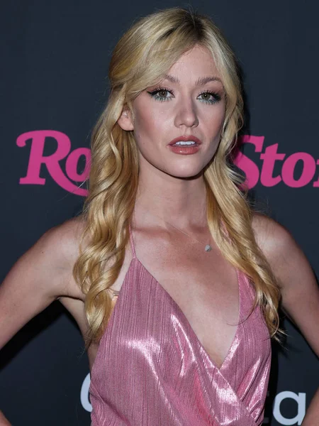 Die Amerikanische Schauspielerin Katherine Mcnamara Kommt Zur Rolling Stone Meta — Stockfoto