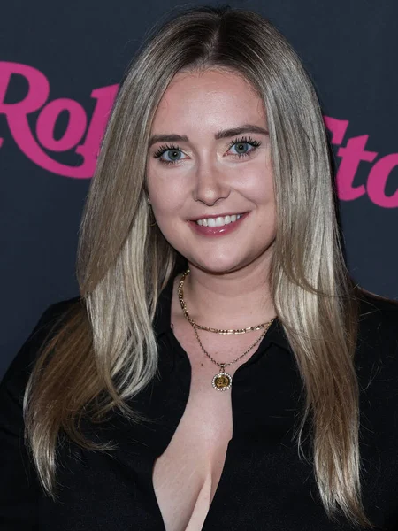 Morgan Absher Przybywa Rolling Stone Meta Inaugural Creators Issue Celebration — Zdjęcie stockowe