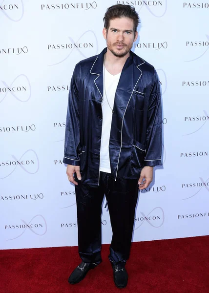 Tyler Johnson Arrives Los Angeles Premiere Passionflix Driven Season First — Stock Photo, Image