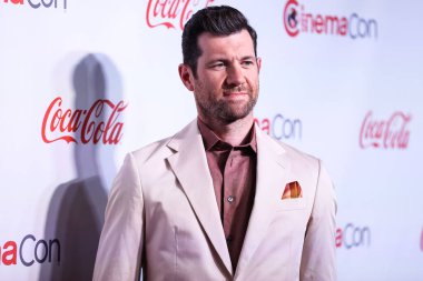 American actor Billy Eichner arrives at the CinemaCon Big Screen Achievement Awards 2022 held at Omnia Nightclub at Caesars Palace during CinemaCon, the official convention of the National Association of Theatre Owners on April 28, 2022 in Las Vegas