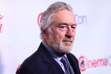 Amerikalı aktör Robert De Niro, Ulusal Tiyatro Sahipleri Derneği 'nin 28 Nisan 2022' de Las Vegas, ABD 'de gerçekleştirdiği CinemaCon Büyük Ekran Başarı Ödülleri' ne katılıyor.