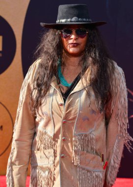 Amerikalı aktris Pam Grier 2022 TCM Klasik Film Festivali 'nin 40. yıl dönümü gösterimine geldi. The Extra-Terrestrial 21 Nisan 2022 'de Hollywood, Los Angeles, Kaliforniya' daki TCL Çin Tiyatrosu IMAX 'te düzenlendi.