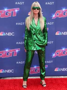 Alman-Amerikan model Heidi Klum, 20 Nisan 2022 'de Pasadena, Los Angeles, Kaliforniya, ABD' de düzenlenen 17..