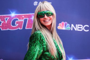 Alman-Amerikan model Heidi Klum, 20 Nisan 2022 'de Pasadena, Los Angeles, Kaliforniya, ABD' de düzenlenen 17..