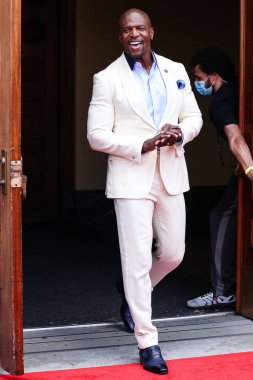 Amerikalı aktör Terry Crews, 20 Nisan 2022 'de Pasadena, Los Angeles, Kaliforniya, ABD' de düzenlenen 17. Açılış Kırmızı Halısı 'na geldi..