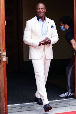 Amerikalı aktör Terry Crews, 20 Nisan 2022 'de Pasadena, Los Angeles, Kaliforniya, ABD' de düzenlenen 17. Açılış Kırmızı Halısı 'na geldi..