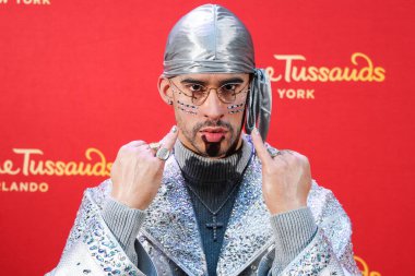 A wax figure of Bad Bunny is revealed for Madame Tussauds New York and Madame Tussauds Orlando at Madame Tussauds New York on April 19, 2022 in Manhattan, New York City, New York, United States.
