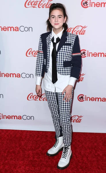 American Actress Abby Ryder Fortson Arrives Cinemacon Big Screen Achievement — Stock Photo, Image